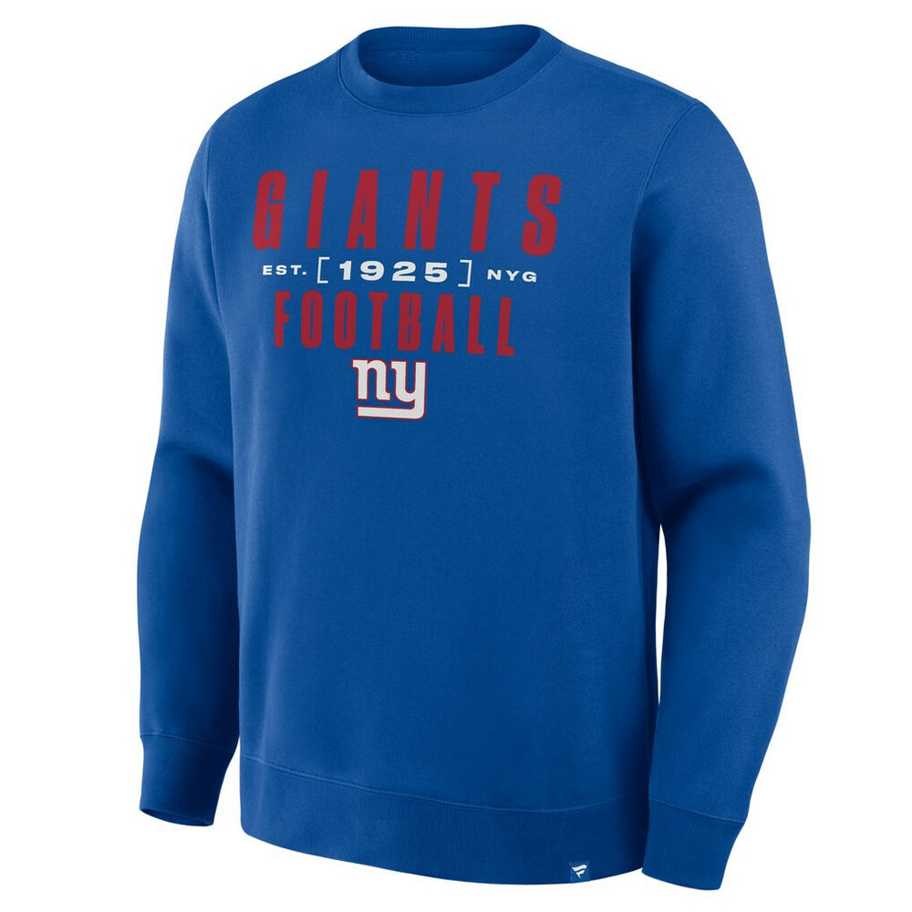 New York Giants Powerful Throw Legacy Pullover Sweatshirt - Royal Pullover