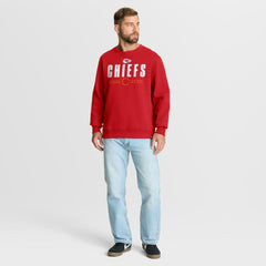 Kansas City Chiefs Direct Handoff Legacy Pullover Sweatshirt - Red Pullover