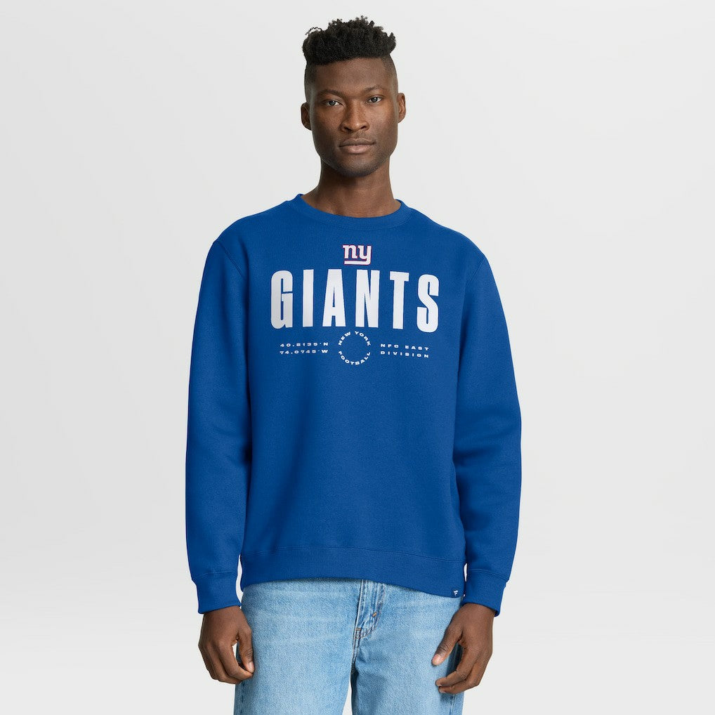 New York Giants Direct Handoff Legacy Pullover Sweatshirt - Royal Pullover