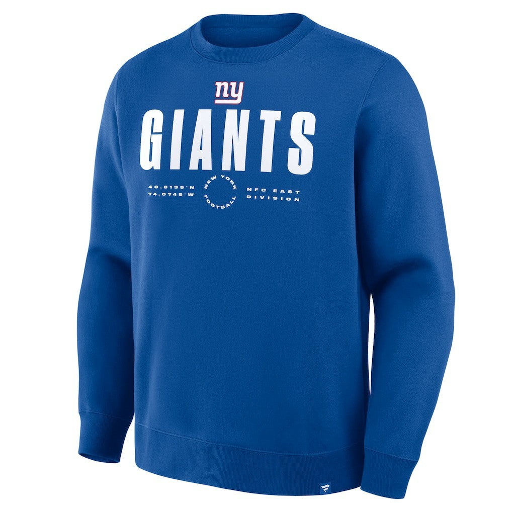 New York Giants Direct Handoff Legacy Pullover Sweatshirt - Royal Pullover