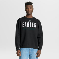 Philadelphia Eagles Direct Handoff Legacy Pullover Sweatshirt - Black Pullover