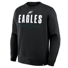 Philadelphia Eagles Direct Handoff Legacy Pullover Sweatshirt - Black Pullover