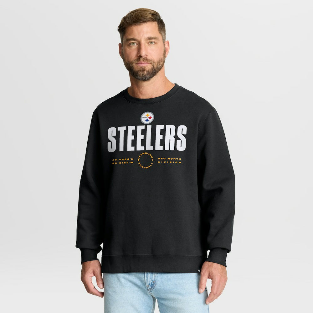 Pittsburgh Steelers Direct Handoff Legacy Pullover Sweatshirt - Black Pullover
