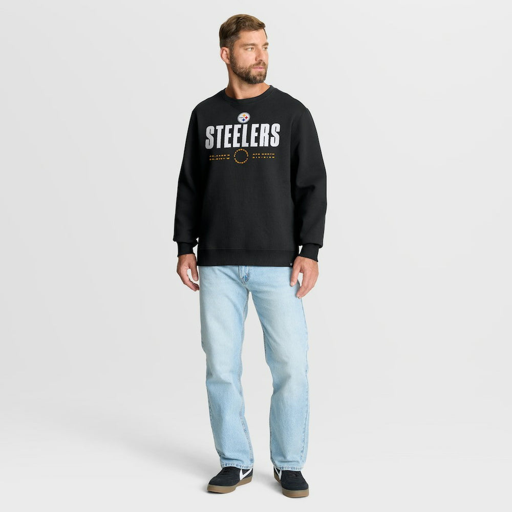 Pittsburgh Steelers Direct Handoff Legacy Pullover Sweatshirt - Black Pullover