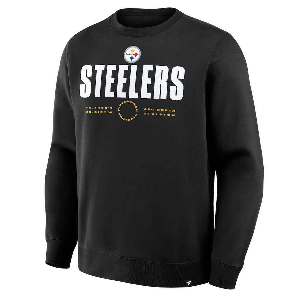 Pittsburgh Steelers Direct Handoff Legacy Pullover Sweatshirt - Black Pullover