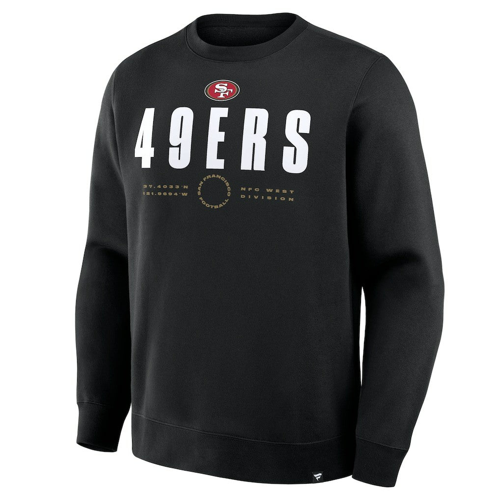 San Francisco 49ers Direct Handoff Legacy Pullover Sweatshirt - Black Pullover