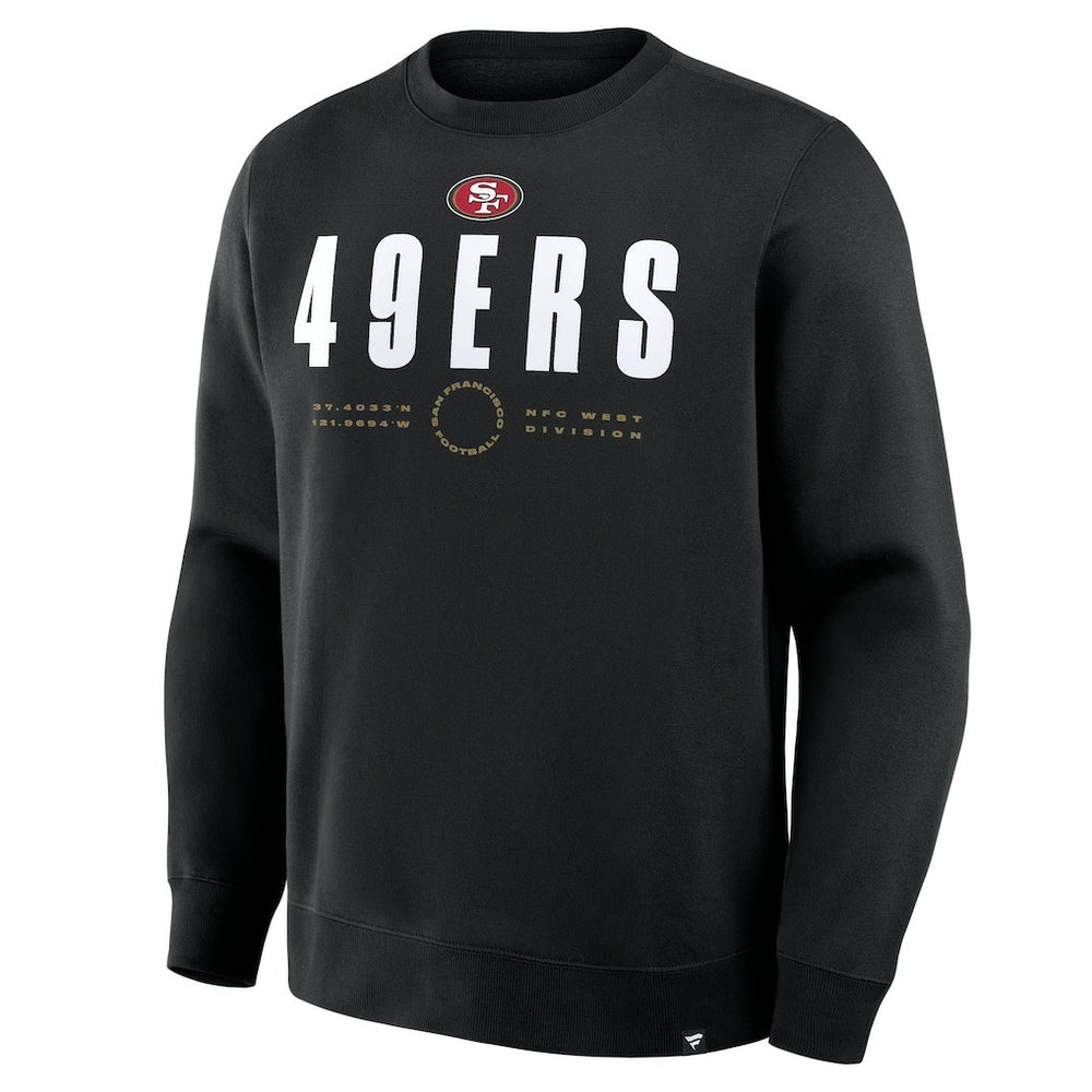 San Francisco 49ers Direct Handoff Legacy Pullover Sweatshirt - Black Pullover
