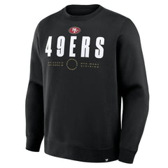 San Francisco 49ers Direct Handoff Legacy Pullover Sweatshirt - Black Pullover
