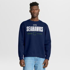 Seattle Seahawks Direct Handoff Legacy Pullover Sweatshirt - College Navy Pullover