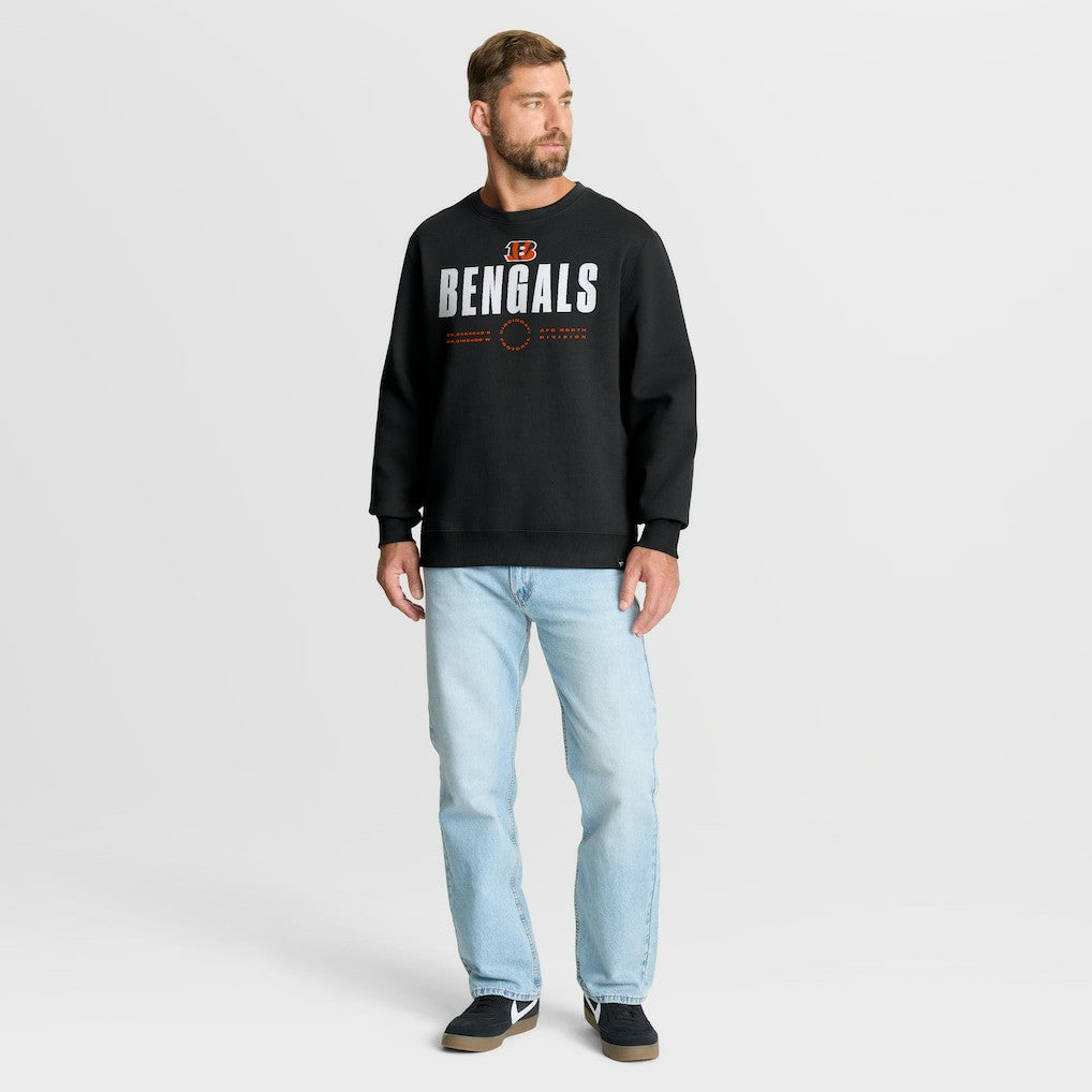 Cincinnati Bengals Direct Handoff Legacy Pullover Sweatshirt - Black Pullover