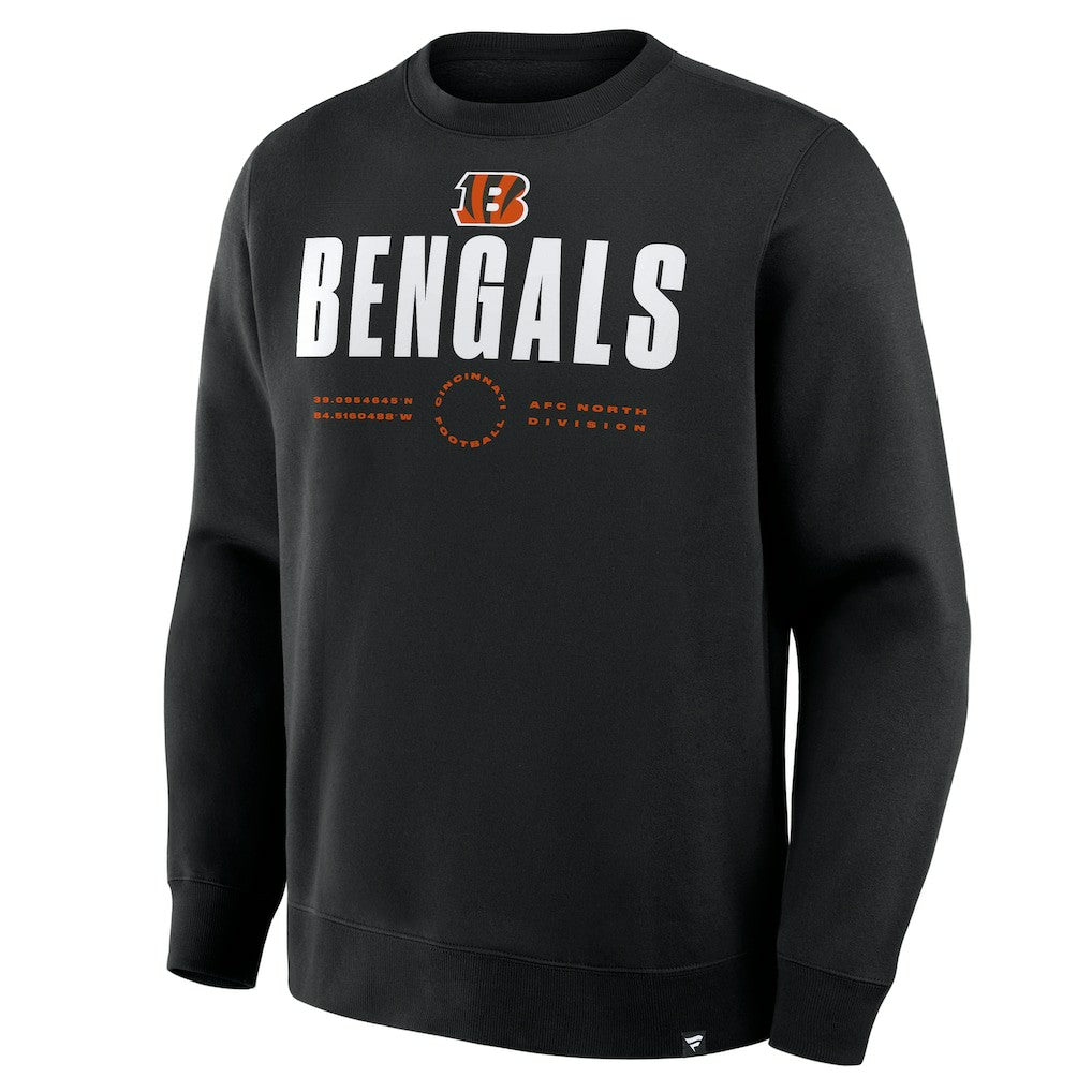Cincinnati Bengals Direct Handoff Legacy Pullover Sweatshirt - Black Pullover