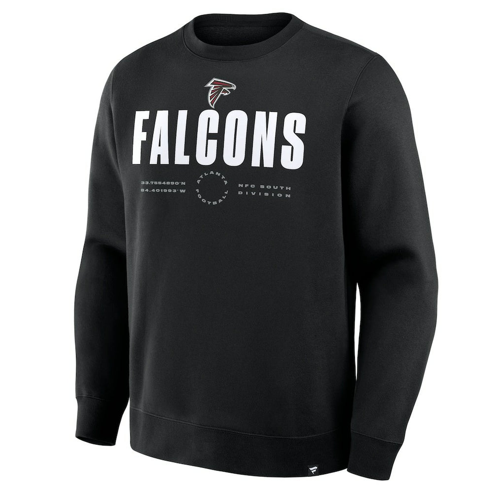 Atlanta Falcons Direct Handoff Legacy Pullover Sweatshirt - Black Pullover