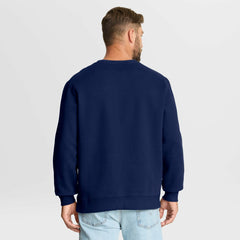 Denver Broncos Direct Handoff Legacy Pullover Sweatshirt - Navy Pullover