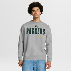 Green Bay Packers Direct Handoff Legacy Pullover Sweatshirt - Heather Gray Pullover