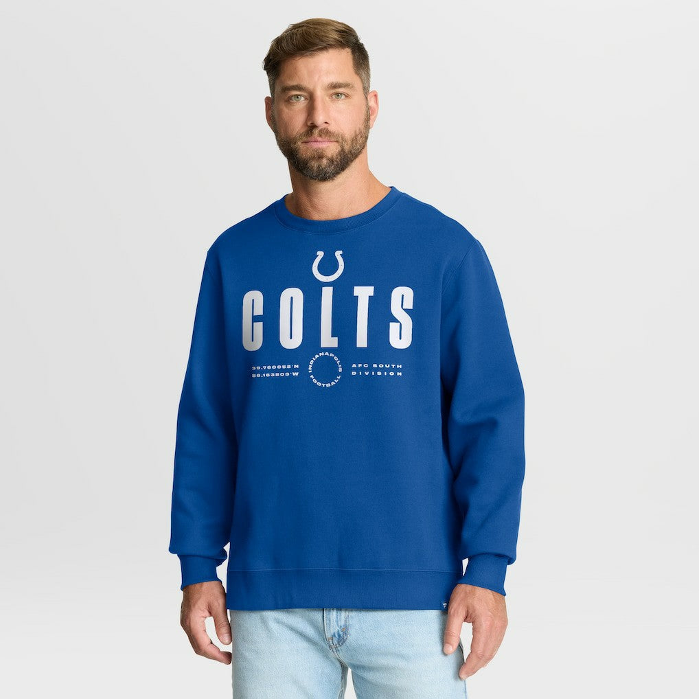 Indianapolis Colts Direct Handoff Legacy Pullover Sweatshirt - Royal Pullover