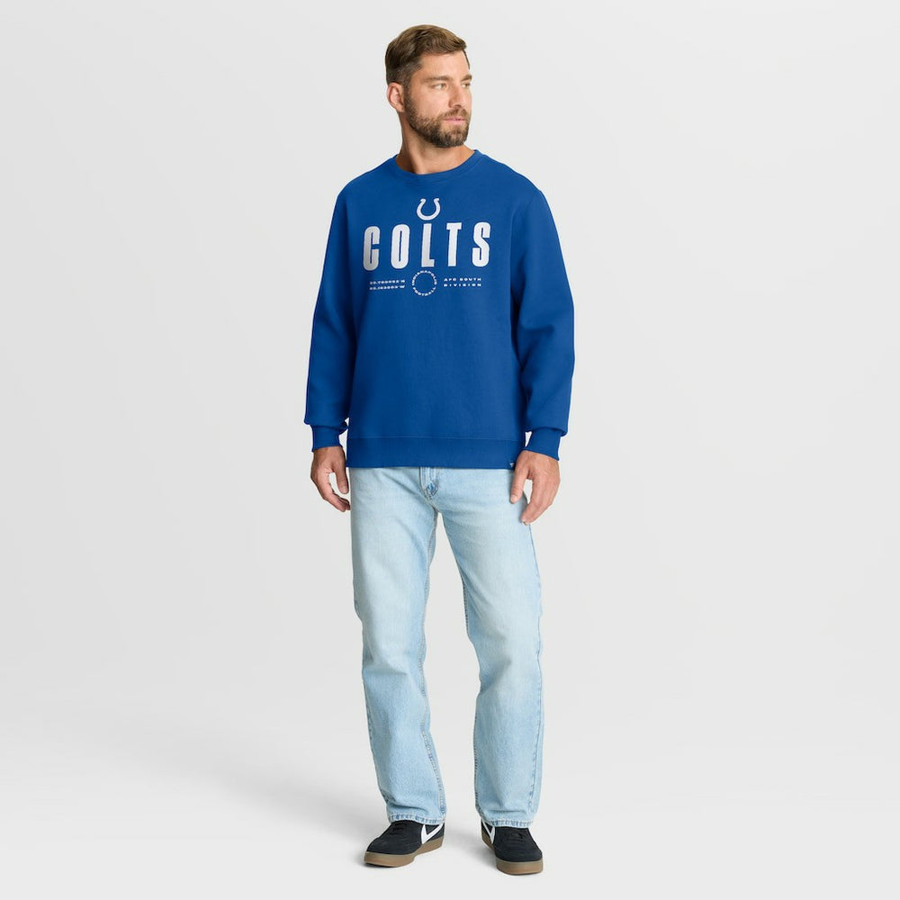 Indianapolis Colts Direct Handoff Legacy Pullover Sweatshirt - Royal Pullover