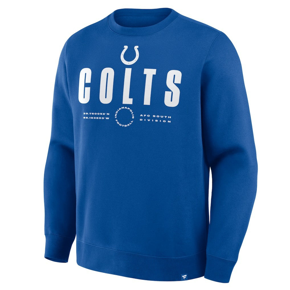 Indianapolis Colts Direct Handoff Legacy Pullover Sweatshirt - Royal Pullover