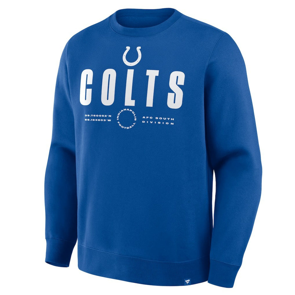 Indianapolis Colts Direct Handoff Legacy Pullover Sweatshirt - Royal Pullover