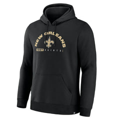 New Orleans Saints Delay of Game Legacy Pullover Hoodie - Black Hoodies