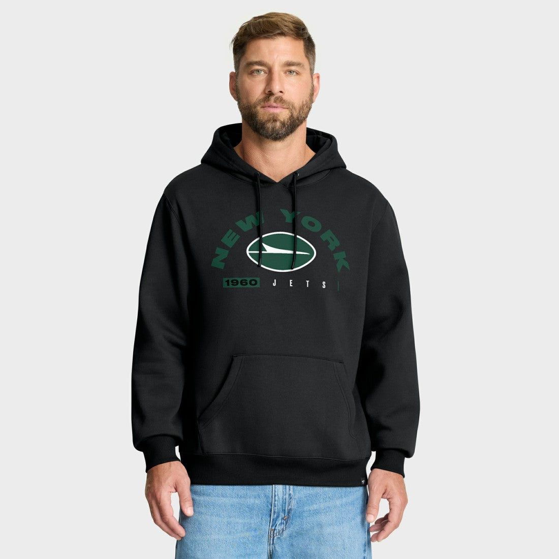 New York Jets Delay of Game Legacy Pullover Hoodie - Black Hoodies