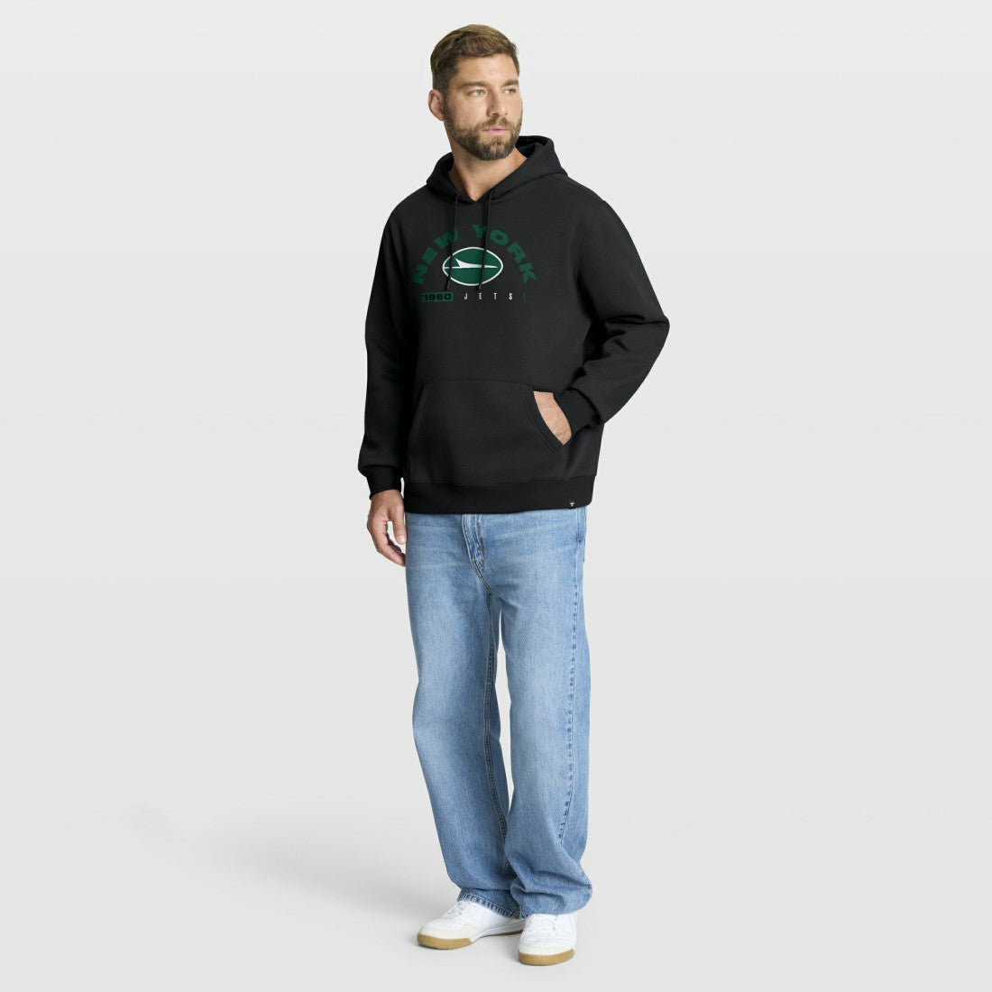 New York Jets Delay of Game Legacy Pullover Hoodie - Black Hoodies