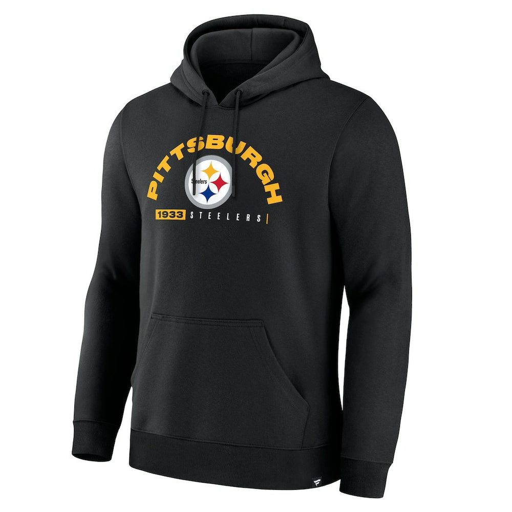 Pittsburgh Steelers Delay of Game Legacy Pullover Hoodie - Black Hoodies