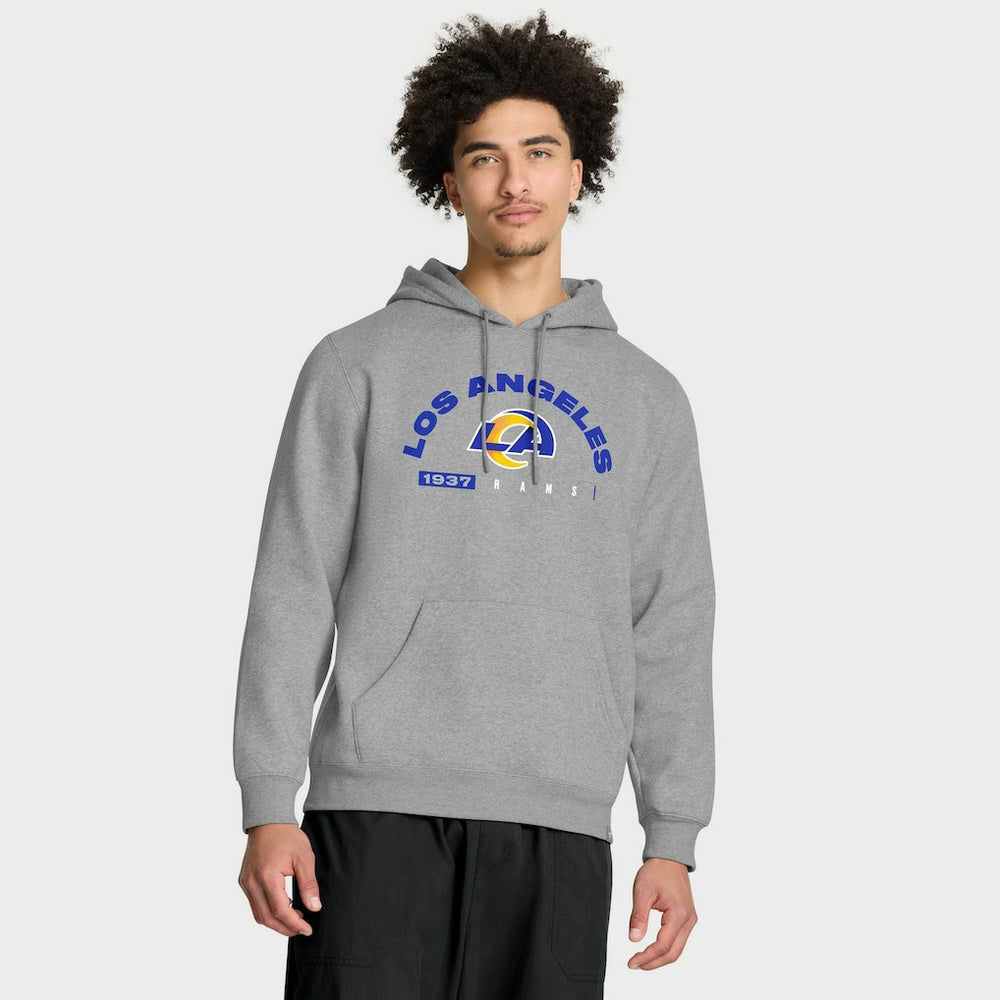 Los Angeles Rams Delay of Game Legacy Pullover Hoodie - Heather Gray Hoodies