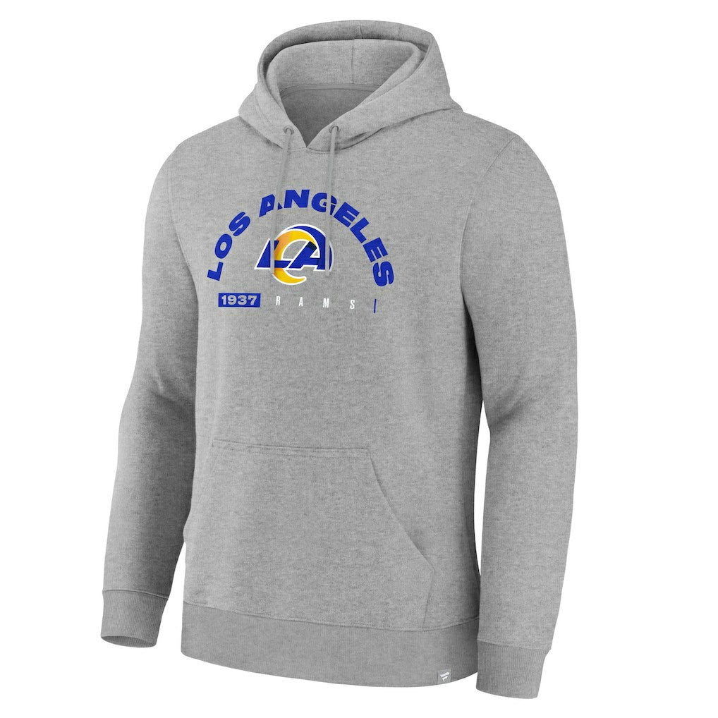 Los Angeles Rams Delay of Game Legacy Pullover Hoodie - Heather Gray Hoodies