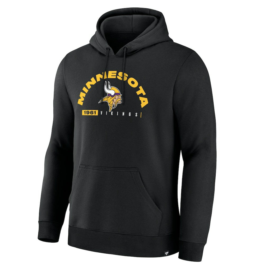 Minnesota Vikings Delay of Game Legacy Pullover Hoodie - Black Hoodies