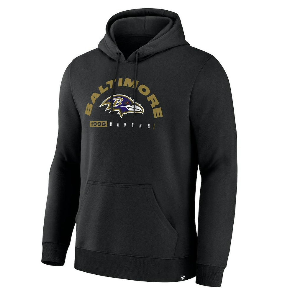 Baltimore Ravens Delay of Game Legacy Pullover Hoodie - Black Hoodies