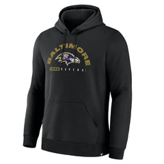 Baltimore Ravens Delay of Game Legacy Pullover Hoodie - Black Hoodies