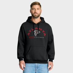 Atlanta Falcons Delay of Game Legacy Pullover Hoodie - Black Hoodies