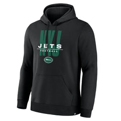 New York Jets Right Tackle Legacy Pullover Hoodie - Black - Black Hoodies
