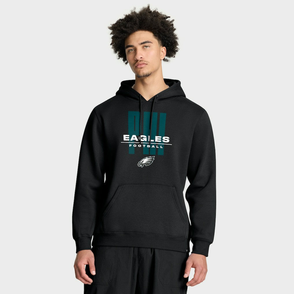 Philadelphia Eagles Right Tackle Legacy Pullover Hoodie - Black - Black Hoodies