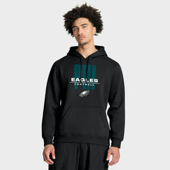 Philadelphia Eagles Right Tackle Legacy Pullover Hoodie - Black - Black Hoodies