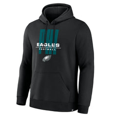 Philadelphia Eagles Right Tackle Legacy Pullover Hoodie - Black - Black Hoodies