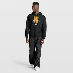 Pittsburgh Steelers Right Tackle Legacy Pullover Hoodie - Black - Black Hoodies