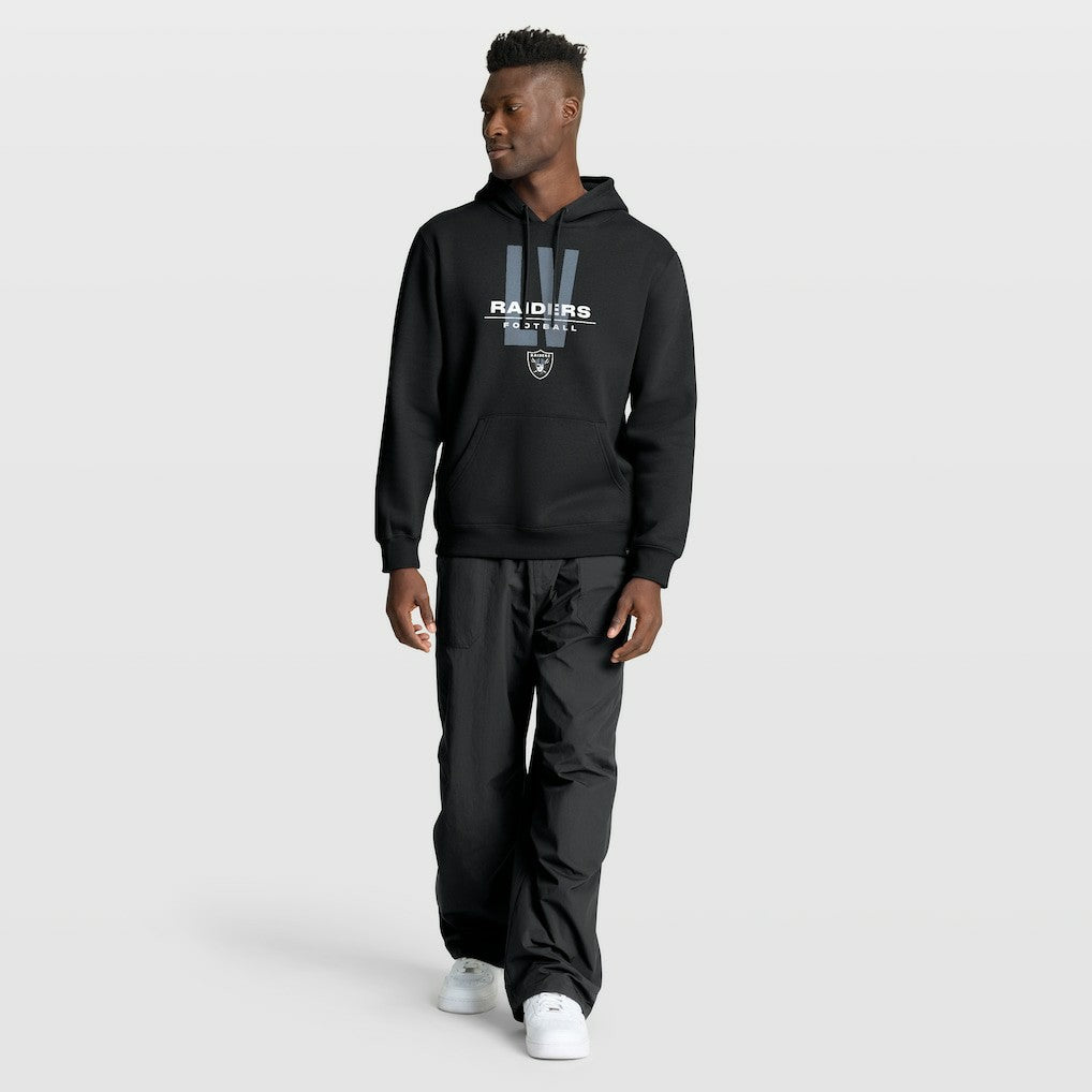 Las Vegas Raiders Right Tackle Legacy Pullover Hoodie - Black - Black Hoodies