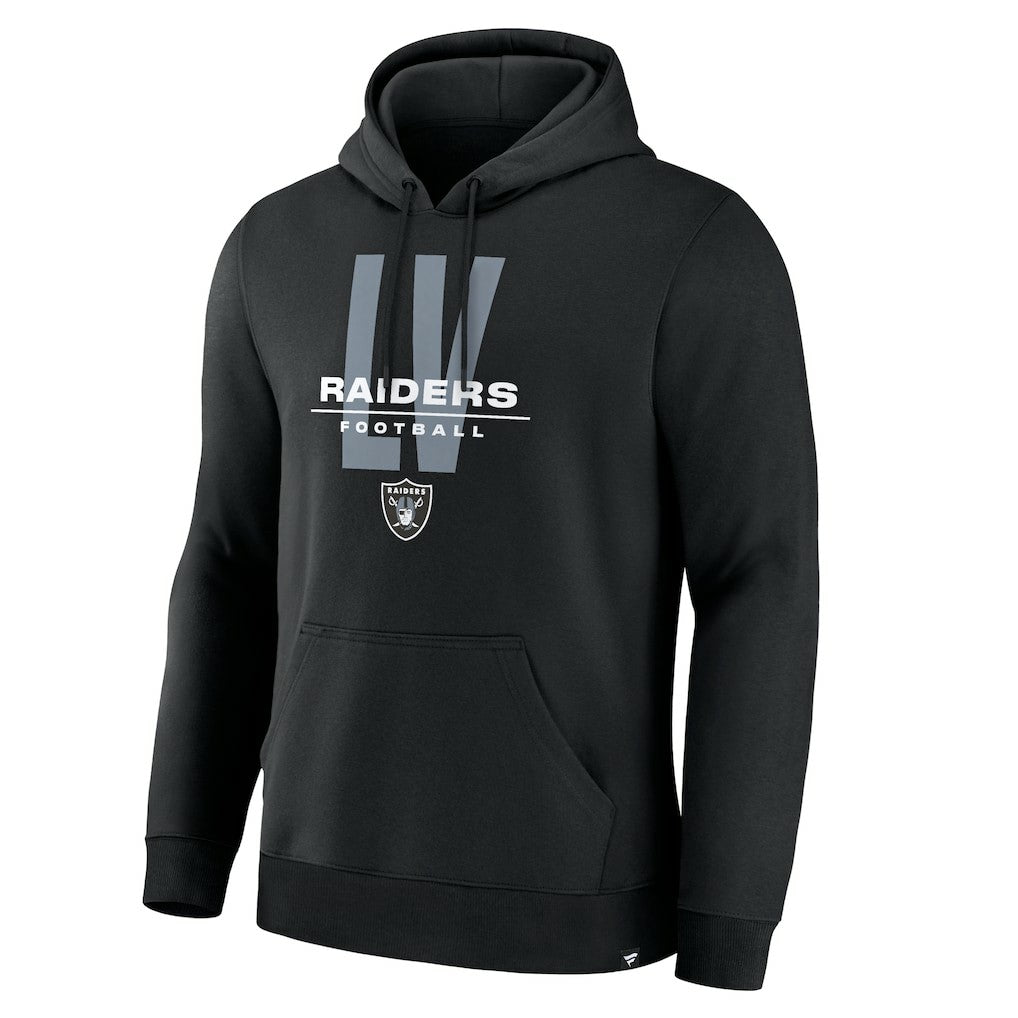 Las Vegas Raiders Right Tackle Legacy Pullover Hoodie - Black - Black Hoodies