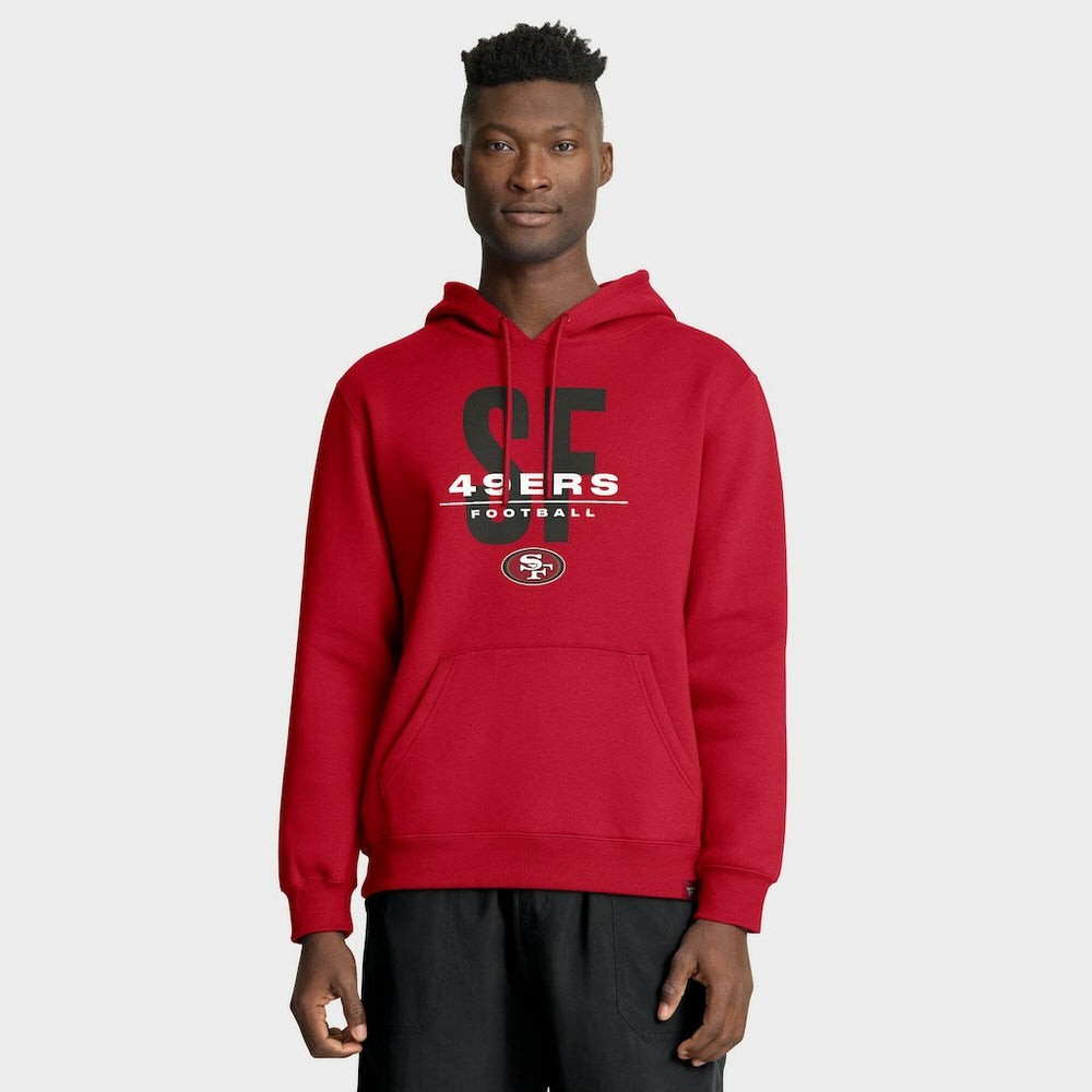 San Francisco 49ers Right Tackle Legacy Pullover Hoodie - Scarlet - Scarlet Hoodies