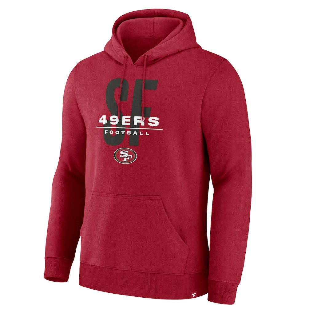 San Francisco 49ers Right Tackle Legacy Pullover Hoodie - Scarlet - Scarlet Hoodies