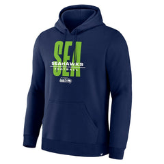 Seattle Seahawks Right Tackle Legacy Pullover Hoodie - College Navy - College Navy Hoodies