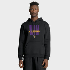 Minnesota Vikings Right Tackle Legacy Pullover Hoodie - Black - Black Hoodies