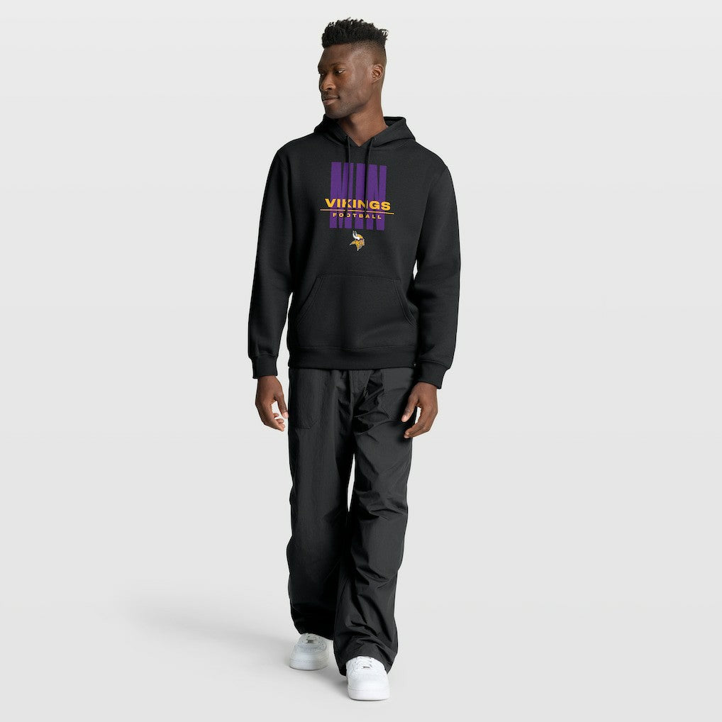 Minnesota Vikings Right Tackle Legacy Pullover Hoodie - Black - Black Hoodies