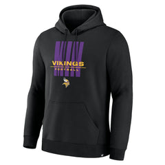 Minnesota Vikings Right Tackle Legacy Pullover Hoodie - Black - Black Hoodies