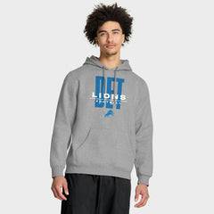 Detroit Lions Right Tackle Legacy Pullover Hoodie - Heather Gray - Heather Gray Hoodies