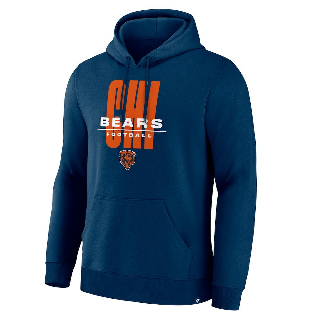Chicago Bears Right Tackle Legacy Pullover Hoodie - Navy - Navy Hoodies