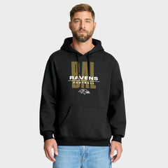 Baltimore Ravens Right Tackle Legacy Pullover Hoodie - Black - Black Hoodies