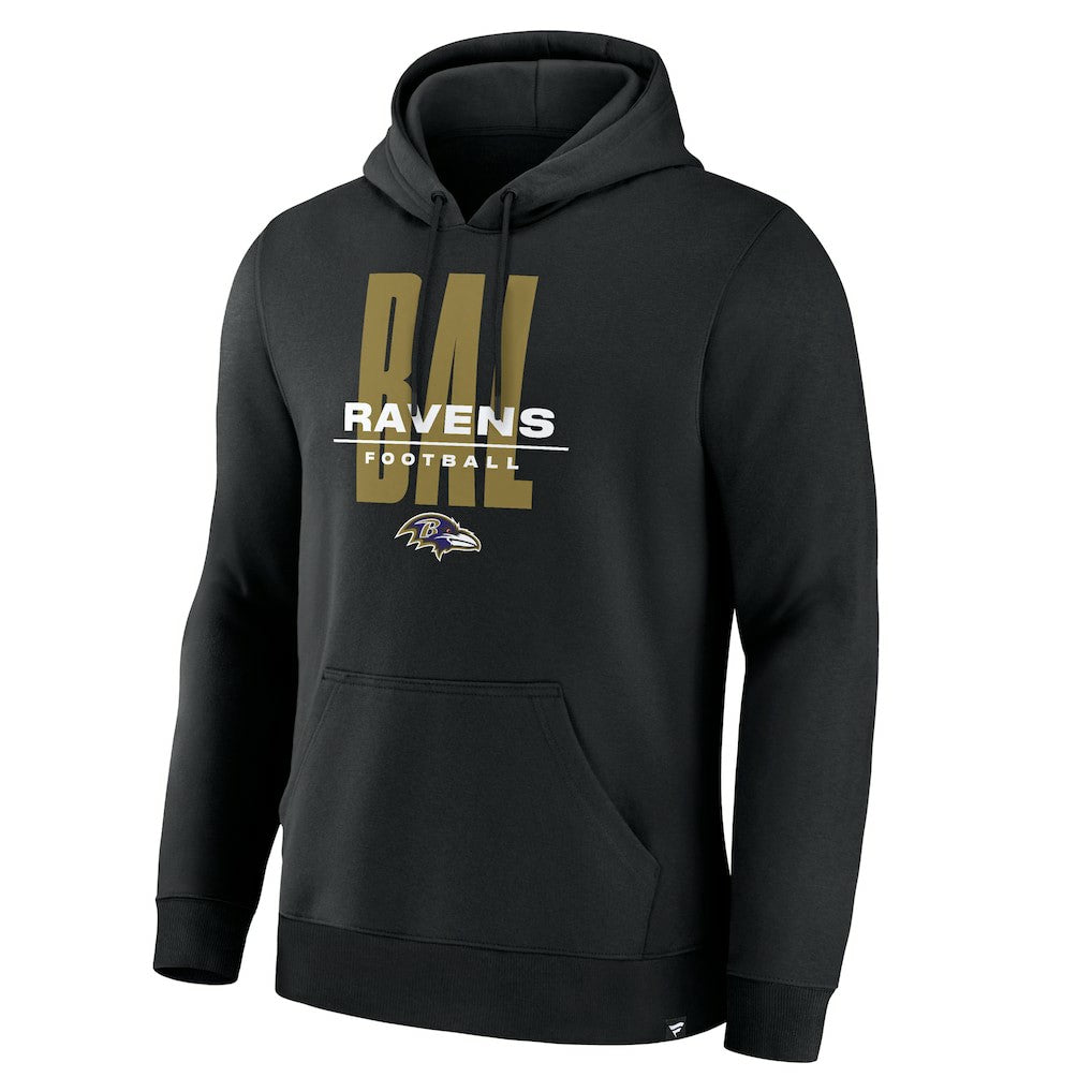 Baltimore Ravens Right Tackle Legacy Pullover Hoodie - Black - Black Hoodies
