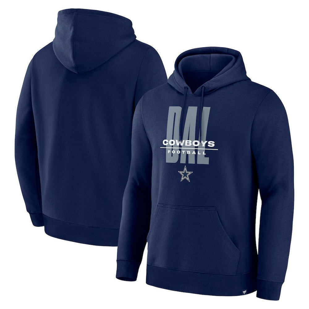 Dallas Cowboys Right Tackle Legacy Pullover Hoodie - Navy - Navy Hoodies